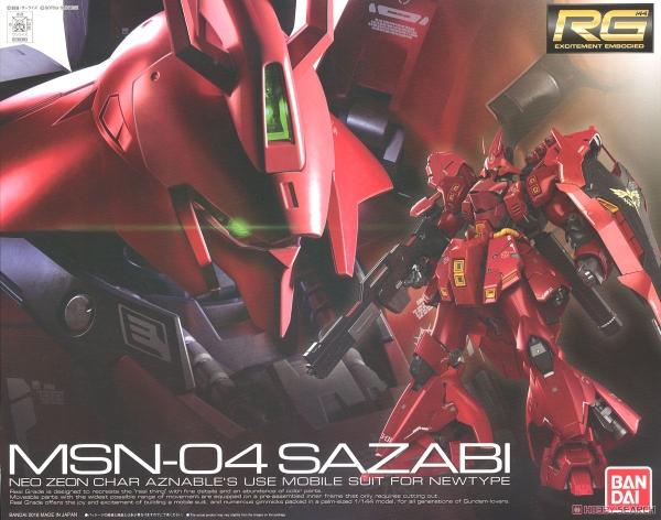 SAZABI RG 1/144 BANDAI