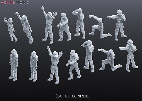 BUILDERS PARTS HD 1/144 MS FIGURE 01 BANDAI