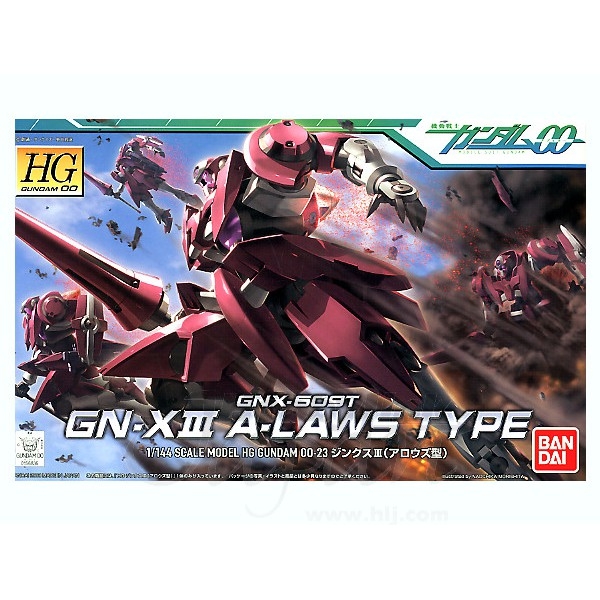 Mô hình HG OO GN-X III A-LAWS TYPE Bandai - Hàng chính hãng