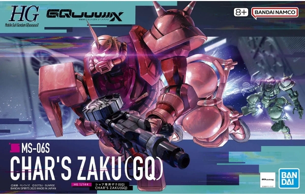 CHAR'S ZAKU (GQ) HG GQUX 1/144 BANDAI