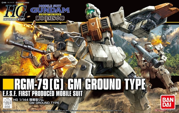 GM GROUND TYPE HG 1/144 BANDAI