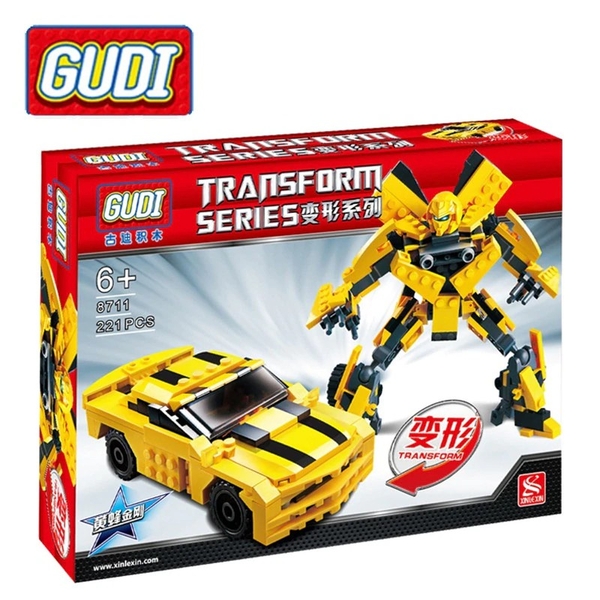 Mô hình lắp ráp lego TRANSFROM SERIES 6 GUDI Xinlexin