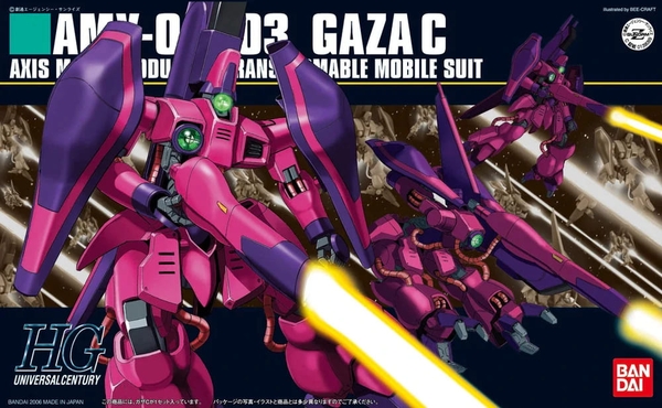 GAZA C (NORMAL TYPE) 1/144 HG UC BANDAI