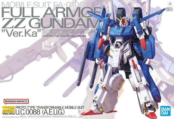 ĐỒ CHƠI MÔ HÌNH LẮP RÁP FULL ARMOR ZZ GUNDAM Ver.Ka MG 1/100 BANDAI