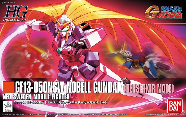 NOBELL GUNDAM ( BERSERKER MODE ) 1/144 HG UC BANDAI