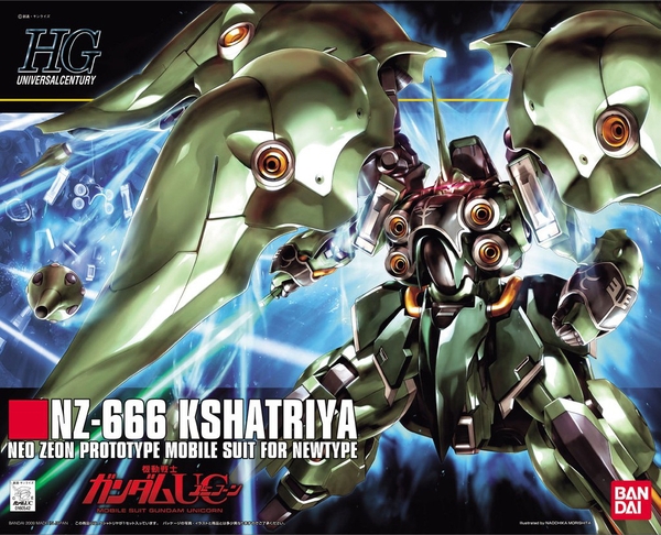 HG UC 1/144 NZ-666 KSHATRIYA BANDAI