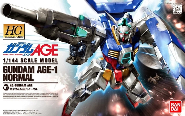 GUNDAM AGE-1 NORMAL  HG AGE 1/144 BANDAI