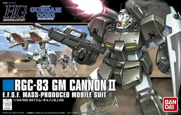 GM CANNON Ⅱ 1/144 HG UC BANDAI