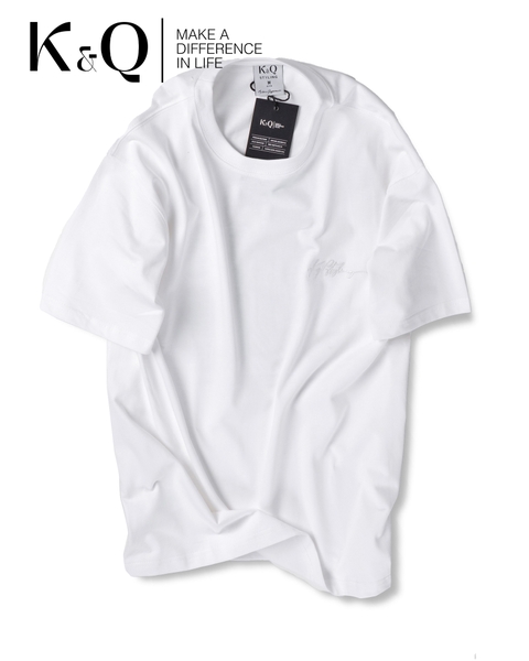 Áo thun 100% Cotton KQ STYLING Basic Trắng