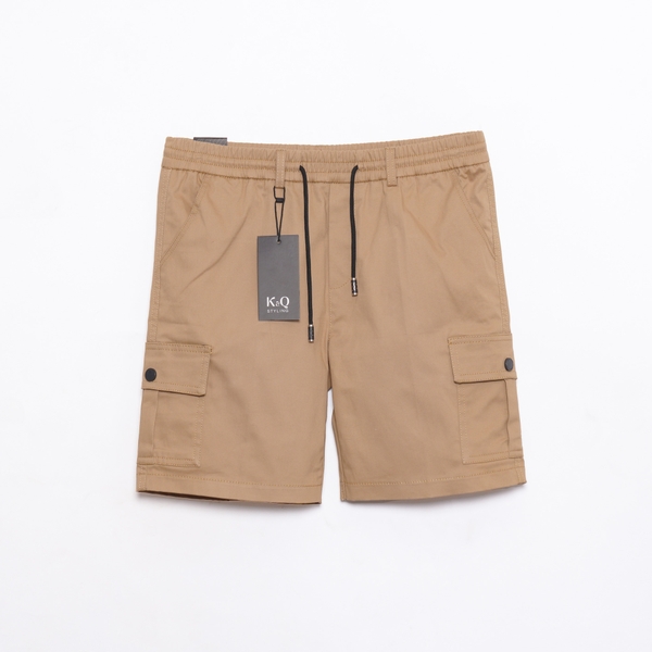 Quần Short Túi Hộp Kaki Co giãn Vàng Cát