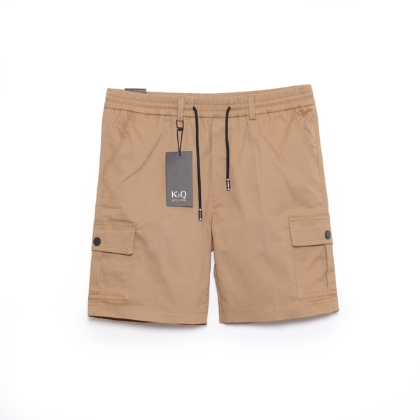 Quần Short Túi Hộp Kaki Co giãn Vàng Cát
