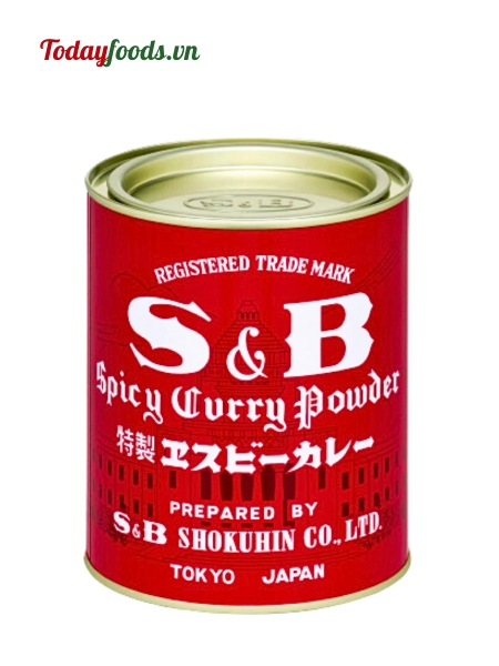 Bột Cà Ri Cay Spicy Curry Powder S&B 400G