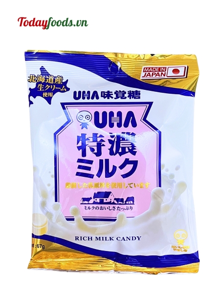 Kẹo Sữa UHA Tokuno 67G