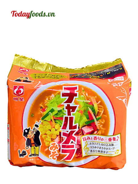 Mì Ramen Myojo Charumera Vị Miso 495G (5 Gói)