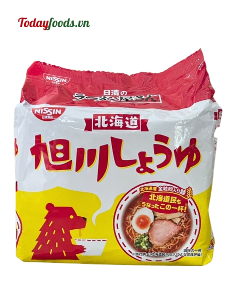 Mì Ramen {Nissin} Vị Nước Tương 445G