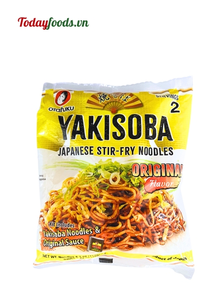 Mì Yakisoba {Otafuku} (2 vắt mì, 2 gói sốt) 370G