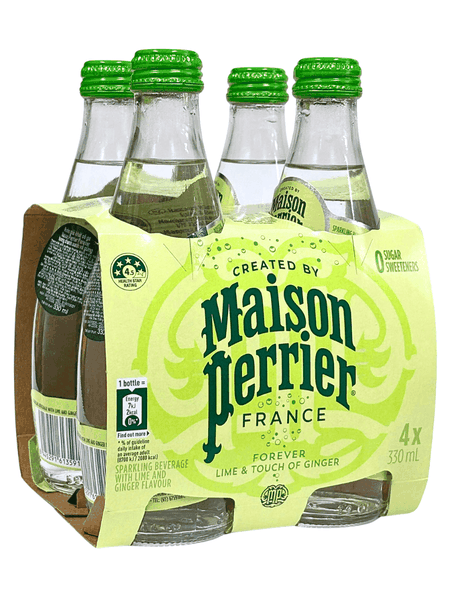 Nước Có Ga Perrier Lime & Ginger 330ml (Lốc 4 Chai) | Todayfoods