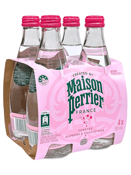Nước Có Ga Perrier Raspberry & Rose 330ML (Lốc 4 Chai) | Todayfoods