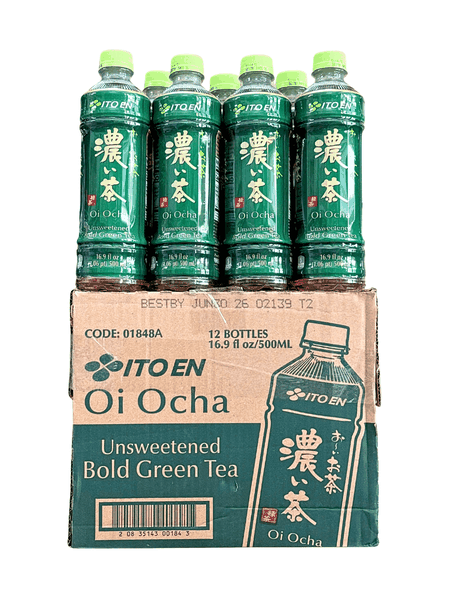 Nước Trà Xanh Đậm Vị Không Đường Itoen 500ML – Thùng 12 Chai