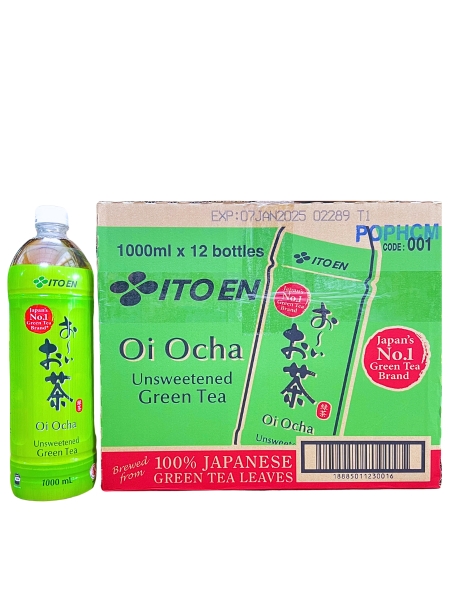 Nước Trà Xanh Itoen 1 Lít (Thùng 12 chai)
