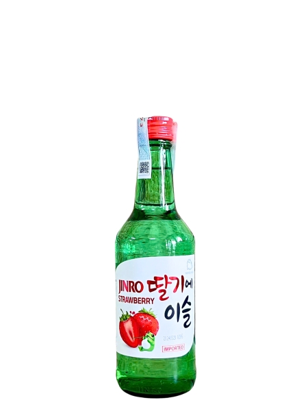 Rượu Soju Jinro Vị Dâu 13% 360ML (Strawberry Soju)