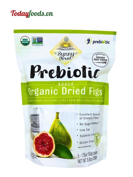 Sung Khô Hữu Cơ Sunny Fruit Bổ Sung Prebiotic (5 gói) 250G
