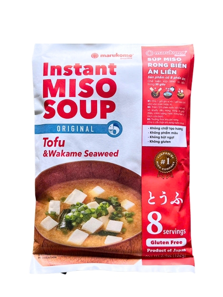 Súp Miso Đậu Hũ & Rong Biển Wakame (ORIGINAL) Marukome 125G