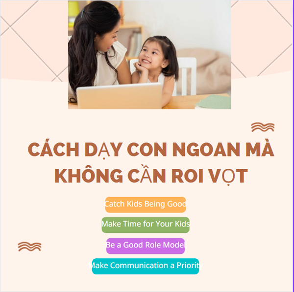 CÁCH DẠY CON NGOAN MÀ KHÔNG CẦN ROI VỌT RIOMIO STORE