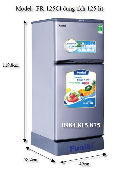 Tủ lạnh 125 lít