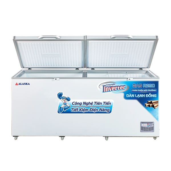 TỦ ĐÔNG INVERTER 2 NẮP DỠ HB-890CI
