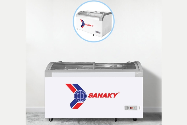 Tủ đông nắp kính lùa Sanaky 500 lít VH-888KA