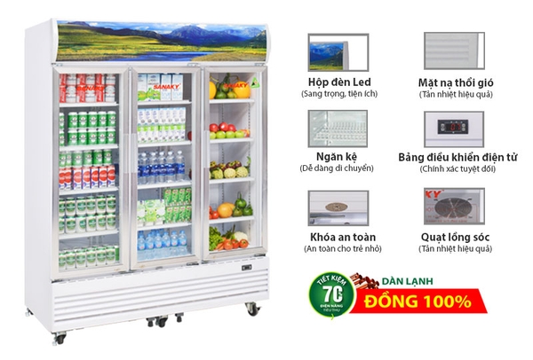 Tủ mát Sanaky VH-1520HP