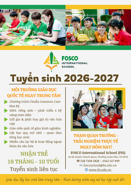 Tuyển sinh 2026 - 2027