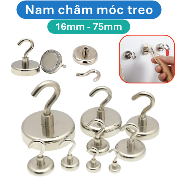 Nam châm móc treo đồ siêu hút