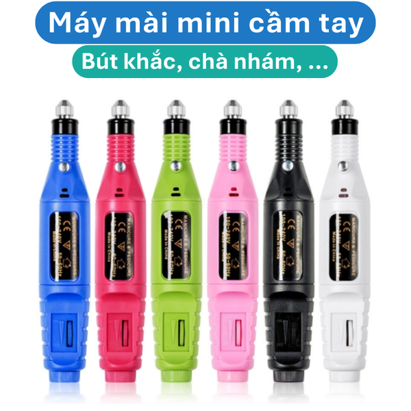 Máy mài mini cầm tay, máy mài dũa móng đa năng