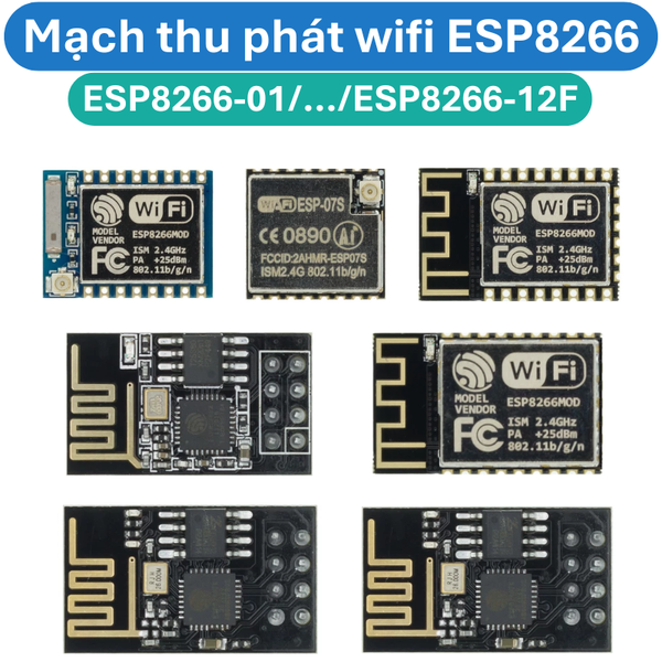 Mạch thu phát wifi không dây ESP8266