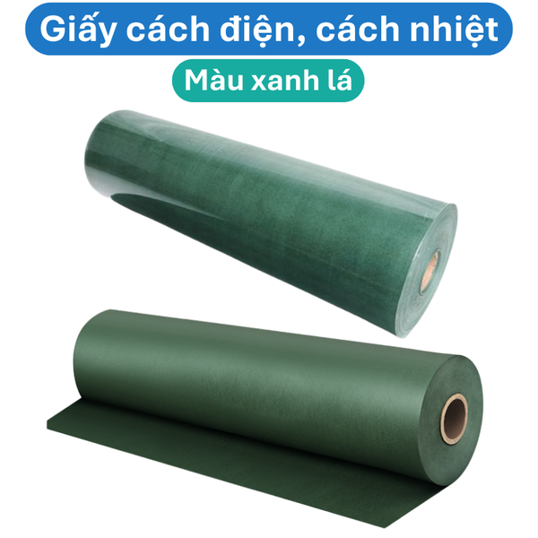 Giấy cách điện, cách nhiệt màu xanh quấn biến áp, motor , đóng pin