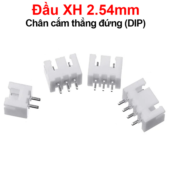 Đầu XH 2.54mm Chân cắm thẳng đứng (DIP)