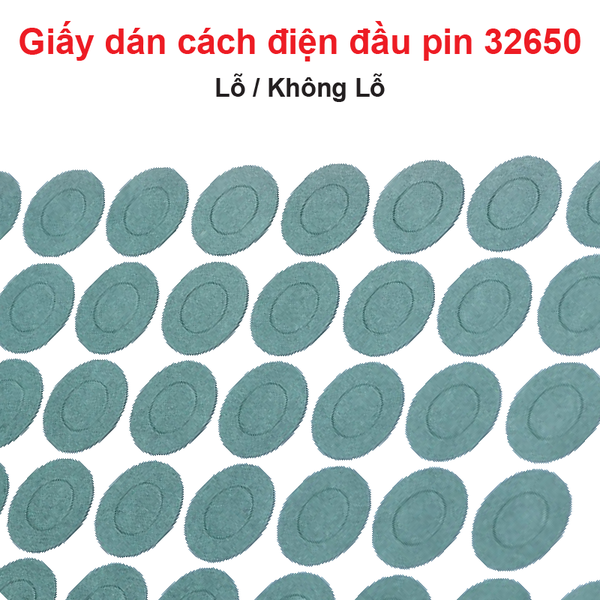 Giấy dán cách điện đầu pin 32650