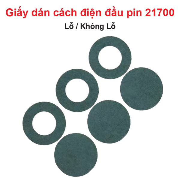 Giấy dán cách điện đầu pin 21700