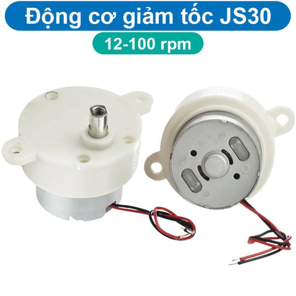 Động cơ giảm tốc, motor mini 300, loại JS30 điện áp 3/6V nhiều tốc độ