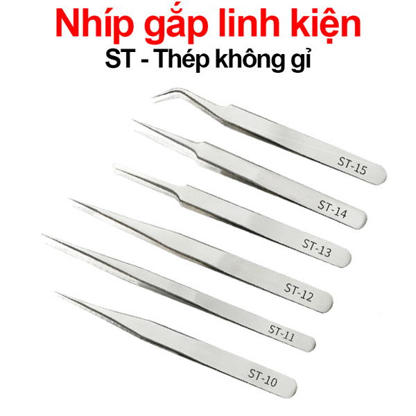 Nhíp gắp linh kiện, nhíp sửa chữa ST thường / tốt