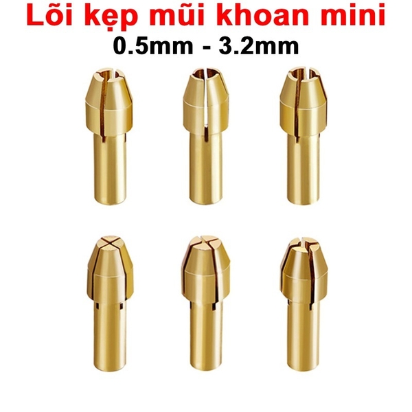 Lõi kẹp mũi khoan bằng đồng thau nhiều kích thước