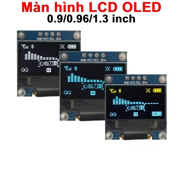 Màn hình LCD OLED giao tiếp I2C hoặc SPI