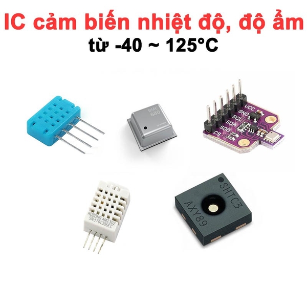 Cảm biến nhiệt độ, Cảm biến nhiệt độ, độ ẩm