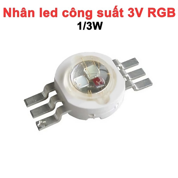 LED COB công suất RGB 3V 1W, 3W Luxeon siêu sáng