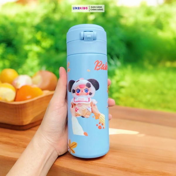 BÌNH NƯỚC cho bé hoạ tiết LABUBU 420ml - LikeKids