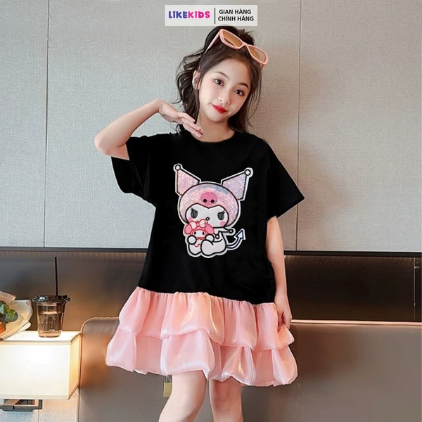 Váy Bé Gái kiểu dáng TÙNG XOÈ E66 - LikeKids