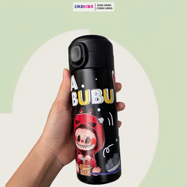 BÌNH NƯỚC cho bé hoạ tiết LABUBU 420ml - LikeKids