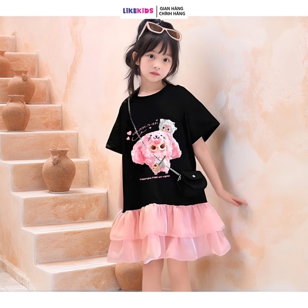 Váy Bé Gái kiểu dáng TÙNG XOÈ E66 - LikeKids